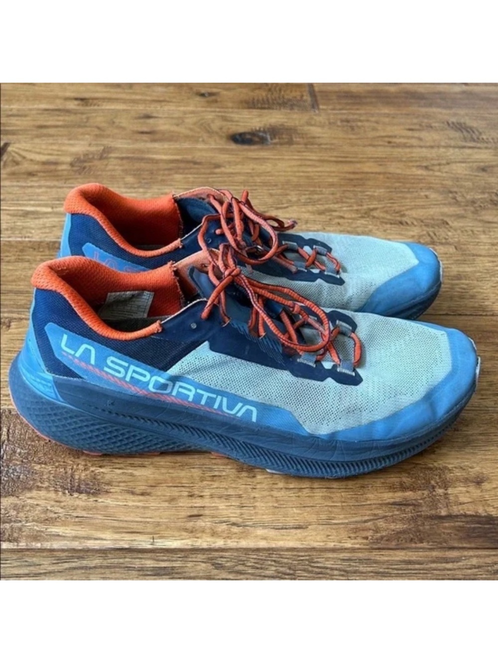 La Sportiva Prodigio Mountain Trail Running Shoes Stone Blue Moonlight Size 9